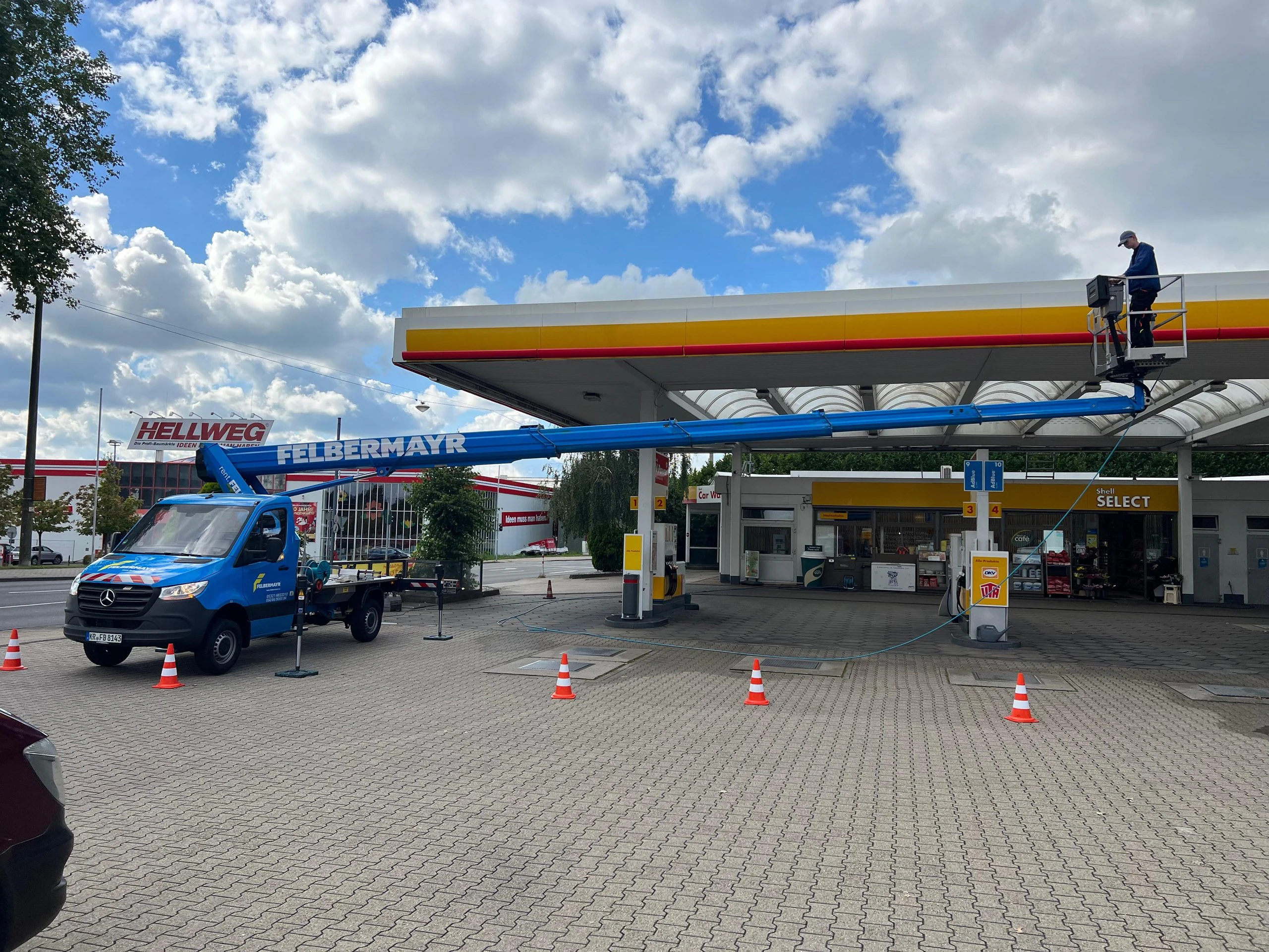 Tankstellenreinigung